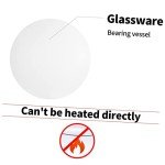 Baluue Glass Evaporating Dish and Beaker Lids