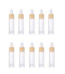 10 Pack 10ml Frosted Glass Dropper Bottles