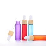 10 Pack 10ml Frosted Glass Dropper Bottles