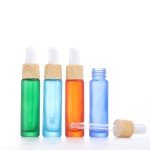 10 Pack 10ml Frosted Glass Dropper Bottles