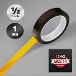 High Temp Polyimide Thermal Insulation Tape - 1/2" x 36 Yds