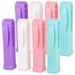 Colorful 8-Piece Plastic Bottle Opener Set