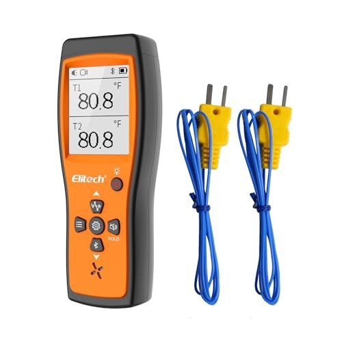 Bluetooth Thermocouple Thermometer with App Data Logger