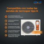 Bluetooth Thermocouple Thermometer with App Data Logger