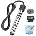 2000W Portable Immersion Water Heater with Thermometer