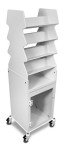 TrippNT Tall Slanted Suture Cart with Clear Door