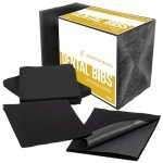 Black Disposable Dental Bibs - 3 Ply Waterproof