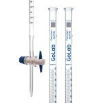 GoLab Class B Burette Set, 100mL with PTFE Stopcock
