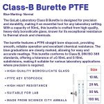 GoLab Class B Burette Set, 100mL with PTFE Stopcock