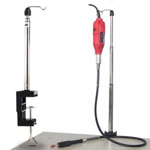 Heavy-Duty Adjustable Table Clamp & Steel Rack