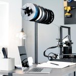 Height Adjustable Clamp-on Filament Holder for 3D Printers