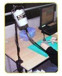 Heavy-Duty Adjustable Table Clamp & Steel Rack