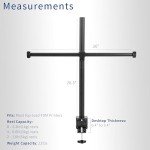 Height Adjustable Clamp-on Filament Holder for 3D Printers