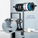 Height Adjustable Clamp-on Filament Holder for 3D Printers
