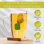 Glass Chemistry Tea Cups - 18 oz Beaker Mug