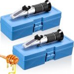 Nuogo 2-Pack Brix Meter Refractometer for Sugary Liquids