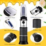 Nuogo 2-Pack Brix Meter Refractometer for Sugary Liquids