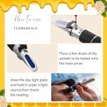Nuogo 2-Pack Brix Meter Refractometer for Sugary Liquids