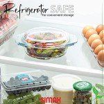Simax Round Glass Casserole Dish Set – 3 Pieces