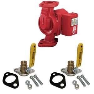 B&G NRF-22 Cast Iron Circulator Pump w/Ball Valves