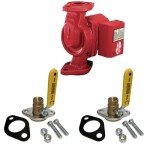 B&G NRF-22 Cast Iron Circulator Pump w/Ball Valves