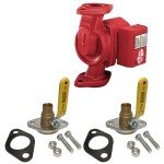 B&G NRF-22 Circulator Pump with Flanged Ball Valves