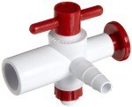 SP Bel-Art Polypropylene Stopcock with PTFE Plug