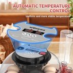 12-Egg Hatching Incubator with Humidity & Temp Display