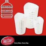 Silicone Measuring Cups Set of 3 - White