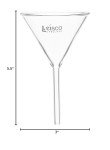 EISCO 75mm Heavy Filter Funnel - Borosilicate Glass