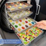 100 Count Rectangular Tray Mats for Freeze Dryer
