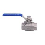 Stainless Steel Ball Valve 3/4" NPT (Pack of 2)
