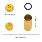 Portable Metal Alcohol Burner Lamp Set - Gold