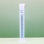 100ml Transparent Plastic Graduated Measuring Cylinder