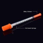 1ml Lab Consumables 30Ga 0.5'' Wrapped (100 Pack)