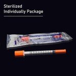 1ml Lab Consumables 30Ga 0.5'' Wrapped (100 Pack)
