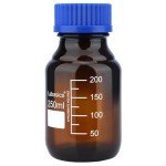 Amber Glass Reagent Media Storage Bottles - 250 ml
