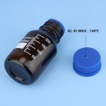 Amber Glass Reagent Media Storage Bottles - 250 ml