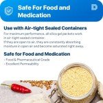 Food Grade Silica Gel Packets - 80 Packets