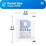 Food Grade Silica Gel Packets - 80 Packets