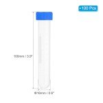 10ML Plastic Centrifuge Tubes - 100 Pcs
