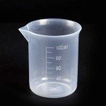 YXQ 6-pack 100ml Clear Plastic Measuring Beakers