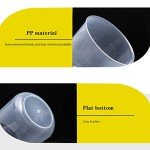 YXQ 6-pack 100ml Clear Plastic Measuring Beakers