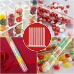 25 Pcs Clear Test Tubes with Cork Stoppers