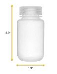 EISCO 12-Pack 125ml Wide Mouth Reagent Bottles