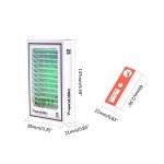 60-Piece Prepared Microscope Slides Set for Education