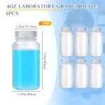 Tatuo 6 Pack Wide Mouth Lab Reagent Bottles