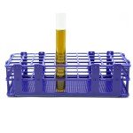 Detachable Blue Plastic Test Tube Rack - 40 Holes