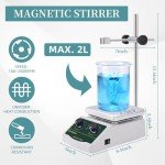 300℃ Magnetic Stirrer Hot Plate with Stand