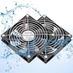 WDERAIR 120mm Waterproof Brushless Cooling Fans (2pcs)
